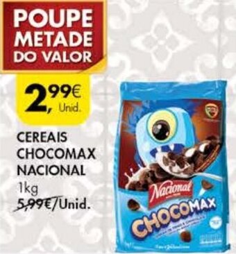 Pingo Doce Cereais Chocomax Nacional 1kg promoção