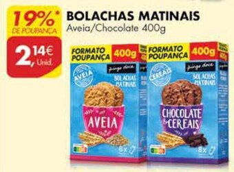 Pingo Doce BOLACHAS MATINAIS 400g promoção