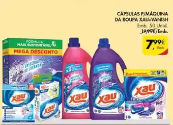 Pingo Doce Cápsulas P/Máquina da Roupa Xau+Vanish 50 Unid promoção