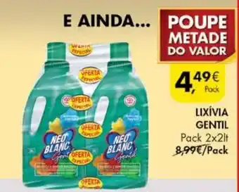 Pingo Doce Lixívia Gentil Pack 2x2lt promoção
