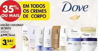 Pingo Doce Loção Coconut Secrets 250ml promoção