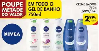 Pingo Doce Nivea Creme Smooth 750ml promoção