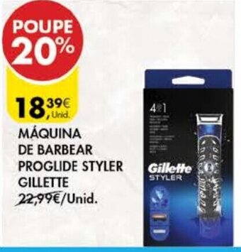 Pingo Doce Máquina de Barbear Proglide Styler Gillette promoção