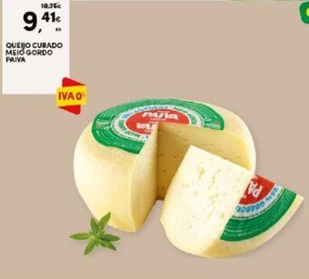 Continente QUEIJO CURADO MEIO GORDO PAIVA promoção