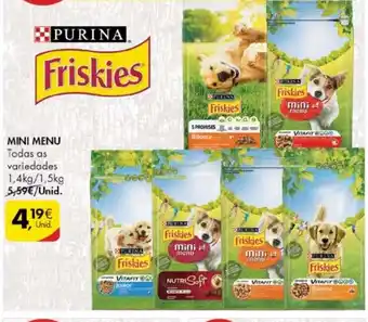 Pingo Doce Friskies Mini Menu 1,4kg/1,5kg promoção