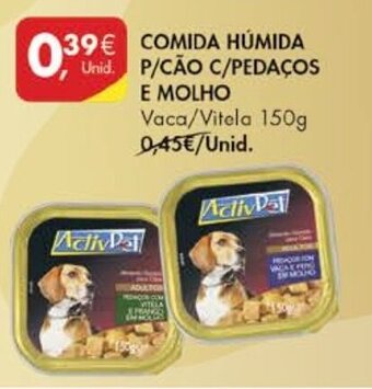 Pingo Doce Comida Húmida P/Cão C/Pedaços e Molho 150g promoção