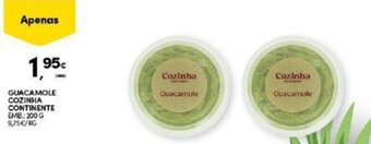 Continente GUACAMOLE COZINHA CONTINENTE EMB: 200 G promoção