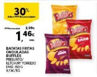 Continente BATATAS FRITAS ONDULADAS RUFFLES EMB: 150 G promoção