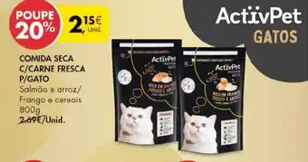 Comeda Seca C/Carne Fresca P/Gato 800g