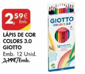 Lápis de Cor Colors 3.0 Giotto 12 Unid