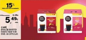 Continente CAFÉ DOLCE GUSTO MIAMI/NEW YOR EMB: 18 CÁPSULAS promoção