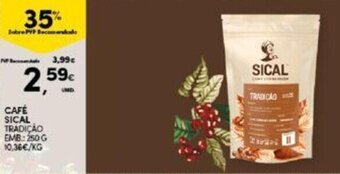 Continente CAFÉ SICAL TRADIÇÃO EMB: 250 G promoção