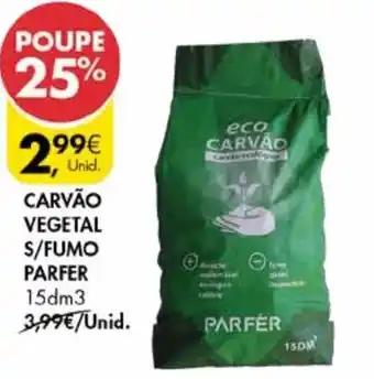 Pingo Doce Carvão Vegetal S/Fumo Parfer promoção