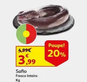 Safio fresco inteiro kg