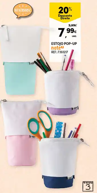 Estojo Pop-up note