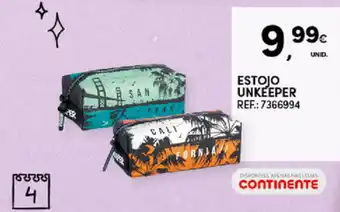 Continente Estojo Unkeeper promoção