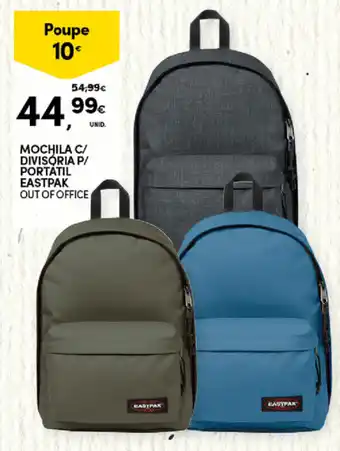 Continente Mochila C/Divisoria P/Portatil Eastpak promoção
