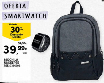 Continente Mochila Unkeeper promoção