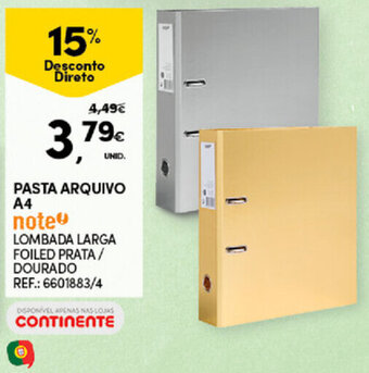 Pasta Arquivo A4 note