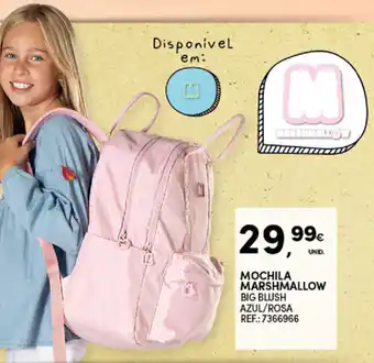 Continente Mochila Marshmallow Big Blush promoção