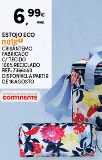 Continente Estojo Eco note promoção