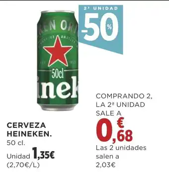 CERVEZA HEINEKEN. 50 cl