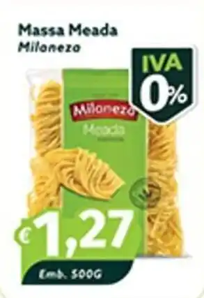 Roque Supermercados Massa Meada Milaneza emb. 500g promoção