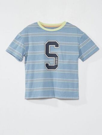 Kiabi T-shirt em jersey de manga curta promoção