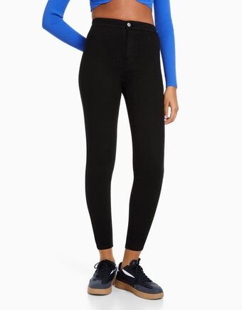 Bershka Jeans jeggings super high waist promoção