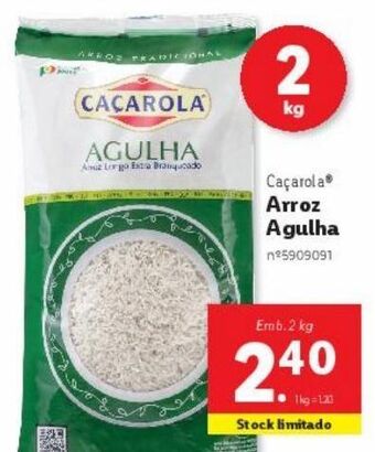 Lidl Arroz caçarola promoção