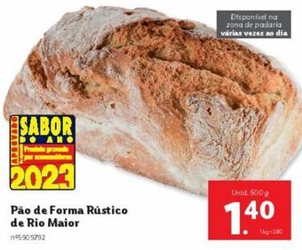 Lidl Pão rústico promoção