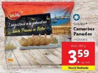 Lidl Camarão promoção