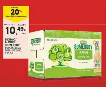 Continente SIDRA C/ ALCOOL SOMERSBY TARA PERDIDA EMB.: 15 X 20 CL promoção