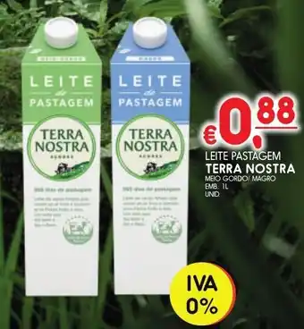 Meu Super LEITE PASTAGEM TERRA NOSTRA MEIO GORDO/ MAGRO EMB: 1L UNID promoção