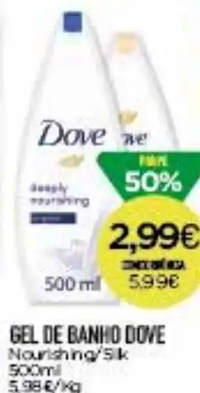 GEL DE BANHO DOVE 500ml