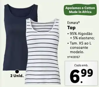 Lidl Top esmara promoção