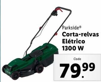 Lidl Cortador de grama parkside promoção