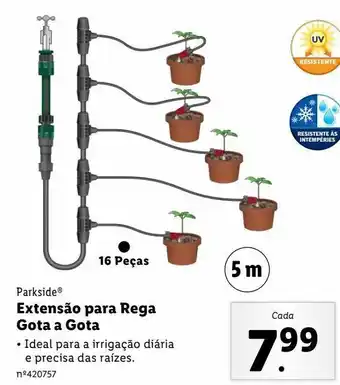 Lidl Regador parkside promoção
