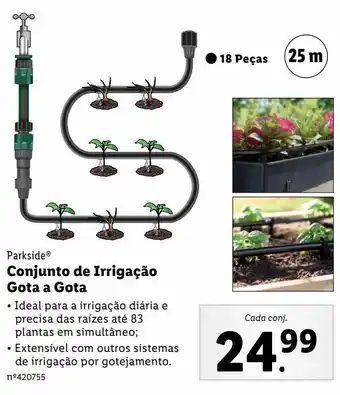 Lidl Irrigadores parkside promoção
