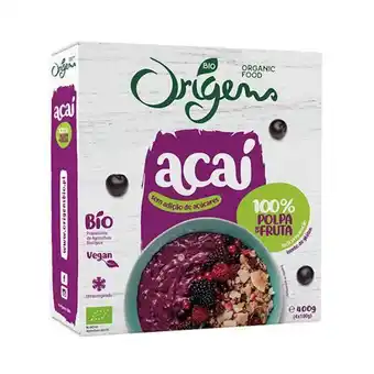 Go Natural Açaí 100% polpa de fruta bio 4x100 gr promoção