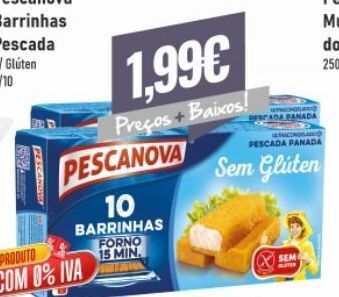 Palitos de peixe pescanova