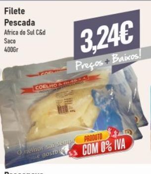 Belita Filé de peixe promoção