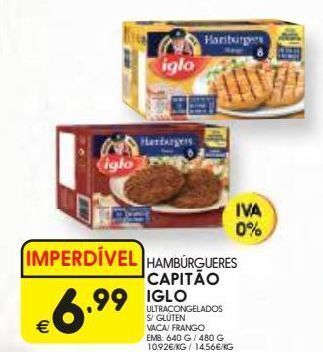 Meu Super Hambúrguer iglo promoção
