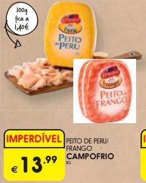 Meu Super Presunto de peru campofrio promoção