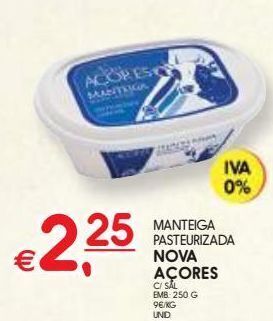 Manteiga nova açores