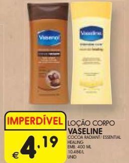 Meu Super Loção hidratante vaseline promoção