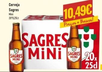 Belita Cerveja sagres mini promoção