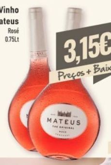 Belita Vinhos mateus promoção