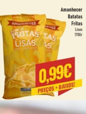 Belita Batata chips amanhecer promoção