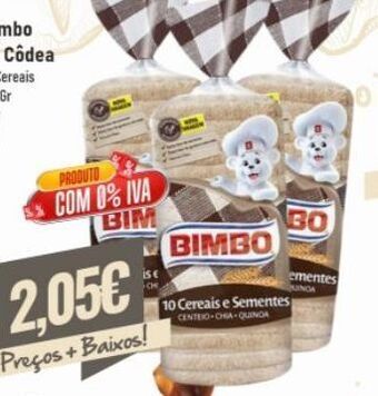 Belita Pão sem casca bimbo promoção